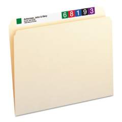 Smead Manila File Folders, Straight Tab, Letter Size, 100/Box (10300)