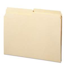 Smead Reinforced Tab Manila File Folders, 1/2-Cut Tabs, Letter Size, 11 pt. Manila, 100/Box (10326)