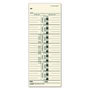 TOPS Time Clock Cards, Replacement for 10-800292/M-33, One Side, 3.5 x 9, 100/Pack (12593)