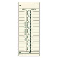 TOPS Time Clock Cards, Replacement for M-33, One Side, 3.5 x 9, 500/Box (1259)