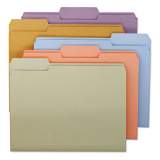 Smead Colored File Folders, 1/3-Cut Tabs, Letter Size, Assorted, 100/Box (11953)