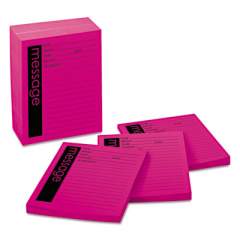 Post-it Notes Super Sticky Self-Stick Message Pad, 4 x 5, Pink, 50-Sheet, 12/Pack (766212SS)