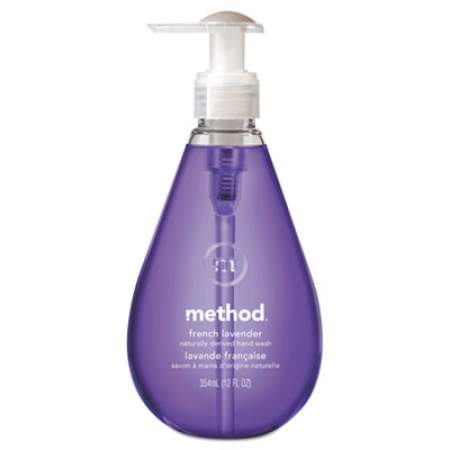 Method Gel Hand Wash, French Lavender, 12 oz Pump Bottle (00031)