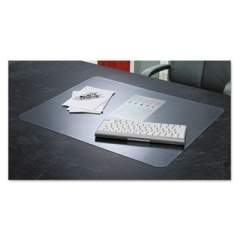 Artistic KrystalView Desk Pad with Antimicrobial Protection, 17 x 12, Matte Finish, Clear (60740MS)