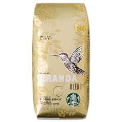 Starbucks VERANDA BLEND Coffee, Light Roast, Whole Bean, 1 lb Bag (11028510)