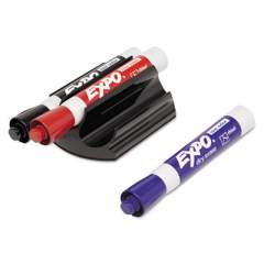 EXPO Magnetic Clip Eraser, Broad Chisel Tip, Assorted Colors, 3/Set (81503)