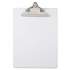 Saunders Recycled Plastic Clipboard with Ruler Edge, 1" Clip Cap, 8.5 x 11 Sheet, Clear (21803)
