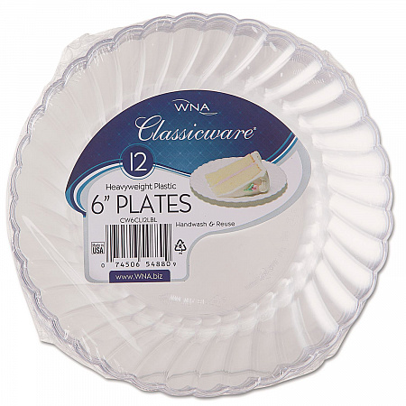 Classicware Plastic Plates, 6