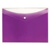 Pendaflex Poly Snap Envelope, Snap Closure, 8.5 x 11, Grape (95565P)