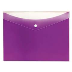 Pendaflex Poly Snap Envelope, Snap Closure, 8.5 x 11, Grape (95565P)