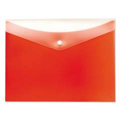 Pendaflex Poly Snap Envelope, Snap Closure, 8.5 x 11, Tangerine (95568)