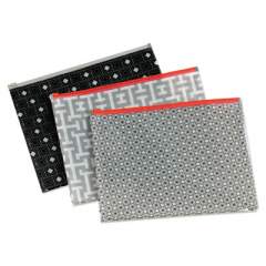 Pendaflex Fashion Poly Zip Envelope, Zipper Closure, 8.5 x 11, Assorted, 3/Pack (95194)