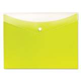 Pendaflex Poly Snap Envelope, Snap Closure, 8.5 x 11, Limeade (95566)