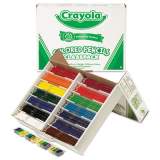 Crayola Color Pencil Classpack Set, 3.3 mm, 2B (#1), Assorted Lead/Barrel Colors, 462/Box (688462)