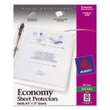 Avery Top-Load Sheet Protector, Economy Gauge, Letter, Semi-Clear, 50/Box (74098)