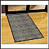 Silver Series Indoor Walk-Off Mat, Rectangular, Salt/Pepper/Black Plush Pile Surface, 36