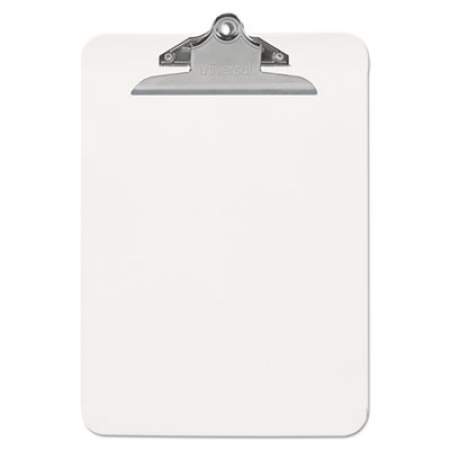 Universal Plastic Clipboard with High Capacity Clip, 1" Capacity, Holds 8 1/2 x 11, Clear (40308)