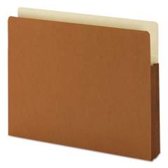 Smead Redrope Drop-Front File Pockets w/ Fully Lined Gussets, 1.75" Expansion, Letter Size, Redrope, 25/Box (73254)