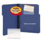 Smead Self-Adhesive Poly Pockets, Top Load, 5-5/16 x 3-5/8, Clear, 100/Box (68153)