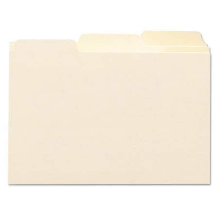 Smead Manila Card Guides, 1/3-Cut Top Tab, Blank, 4 x 6, Manila, 100/Box (56030)