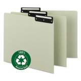 Smead Recycled Blank Top Tab File Guides, 1/3-Cut Top Tab, Blank, 8.5 x 11, Green, 50/Box (50534)