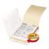 Smead Stackable Folder Dividers w/ Fasteners, 1/5-Cut End Tab, Legal Size, Manila, 50/Pack (35650)
