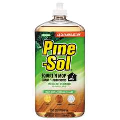 Pine-Sol Squirt 'n Mop Multi-Surface Floor Cleaner, 32 oz Bottle, Original Scent, 6/CT (97348CT)