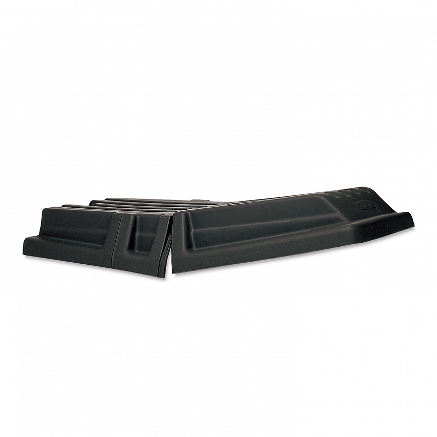 Hinged Dome Tilt Truck Lid, 34.14 x 69.66 x 8.4, Black (1317BLA)