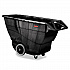1 cu yd Structural Foam Tilt Truck, Heavy Duty, 2,100 lb Capacity, Black (9T16BLA)