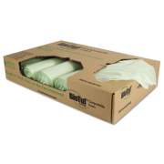 Heritage Biotuf Compostable Can Liners, 32 gal, 1 mil, 34" x 48", Green, 100/Carton (Y6848YER01)