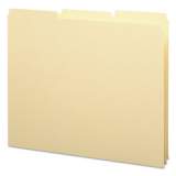 Smead Recycled Blank Top Tab File Guides, 1/3-Cut Top Tab, Blank, 8.5 x 11, Manila, 100/Box (50134)