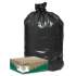 Earthsense Commercial Linear Low Density Large Trash and Yard Bags, 33 gal, 0.9 mil, 32.5" x 40", Black, 80/Carton (RNW1TL80)