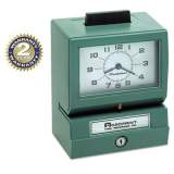 Acroprint Model 125 Heavy-Duty Time Recorder, Manual Operation, Month/Date/1-12 Hours/Minutes, Green (011070411)