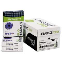 Universal Deluxe Multipurpose Paper, 98 Bright, 20 lb, 8.5 x 11, Bright White, 500 Sheets/Ream, 10 Reams/Carton (95200)