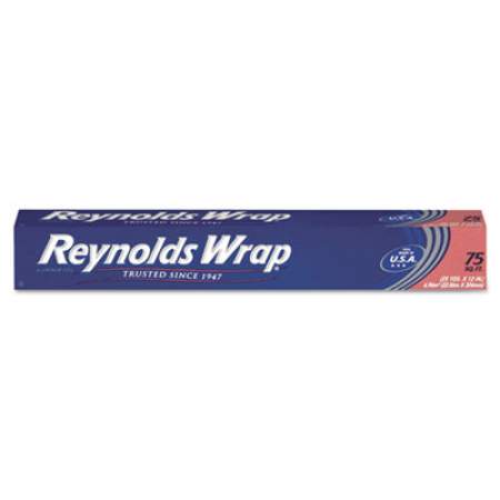 Reynolds Standard Aluminum Foil Roll, 12" x 75 ft, Silver (F28015)