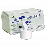 SofPull Mini Centerpull Bath Tissue, Septic Safe, 2-Ply, White, 500 Sheets/Roll, 16 Rolls/Carton (19516)