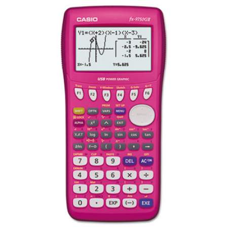 Casio 9750GII Graphing Calculator, 21-Digit LCD (FX9750GIIPK)