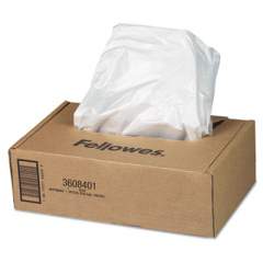 Fellowes Shredder Waste Bags, 16 to 20 gal Capacity, 50/Carton (3608401)