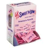 Sweet'N Low Zero Calorie Sweetener, 1 g Packet, 400 Packet/Box, 4 Box/Carton (50150CT)