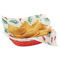Grease-Resistant Paper Wraps and Liners, 12 x 12, Southwest Pattern, 1,000/Box, 5 Boxes/Carton (300365)