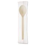 Eco-Products RENEWABLE INDIVIDUALLY WRAPPED PLANT STARCH SPOON - 7"., 750/CARTON (EPS073)