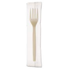 Eco-Products RENEWABLE INDIVIDUALLY WRAPPED PLANT STARCH FORK - 7"., 750/CARTON (EPS072)