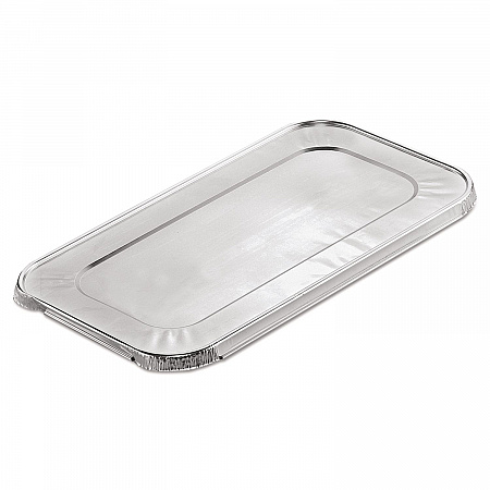 Steam Pan Foil Lids, Fits One-Third Size Pan, 0.5