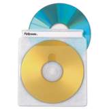 Fellowes Two-Sided CD/DVD Sleeve Refills for Softworks File, 25/Pack (90661)
