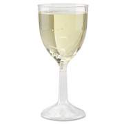 WNA Classicware One-Piece Wine Glasses, 6 oz, Clear, 10/Pack, 10 Packs/Carton (CWSWN6)