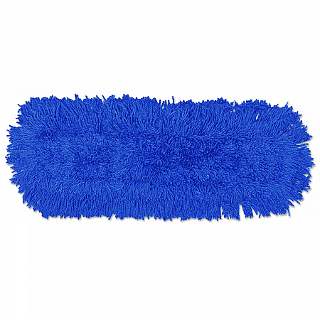 Twisted Loop Blend Dust Mop, Synthetic, 24 x 5, Blue, Dozen (J353DZ)