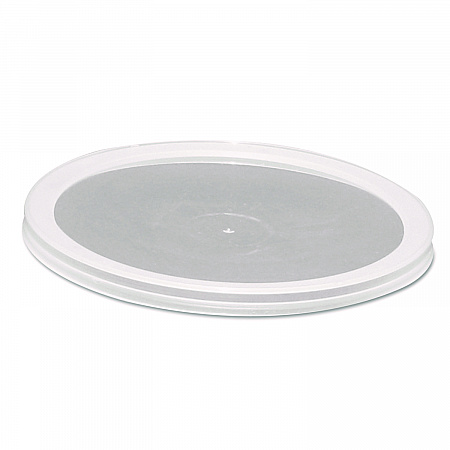 Deli Container Lids, Over-Cap-Style, Clear, Plastic, 50/Pack, 10 Packs/Carton (APCTRL409PP)