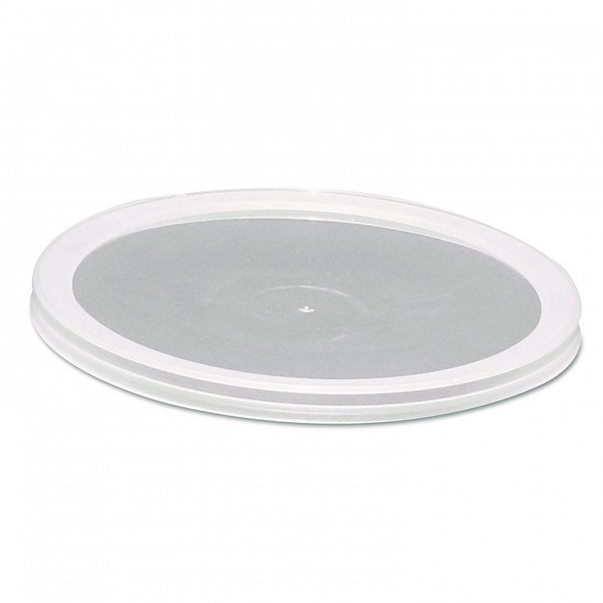 Deli Container Lids, Over-Cap-Style, Clear, Plastic, 50/Pack, 10 Packs/Carton (APCTRL409PP)