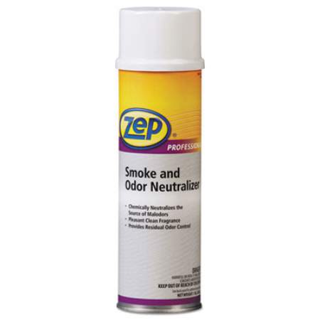Zep Professional Smoke and Odor Neutralizer, Pleasant Scent, 20 oz Aerosol Spray, 12/Carton (1040677)