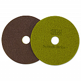 Diamond Floor Pads, 17" Diameter, Sienna, 5/Carton (10047)